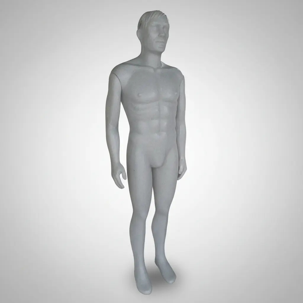 Maniquí cuerpo completo hombre con brazos y cabeza - Image 1