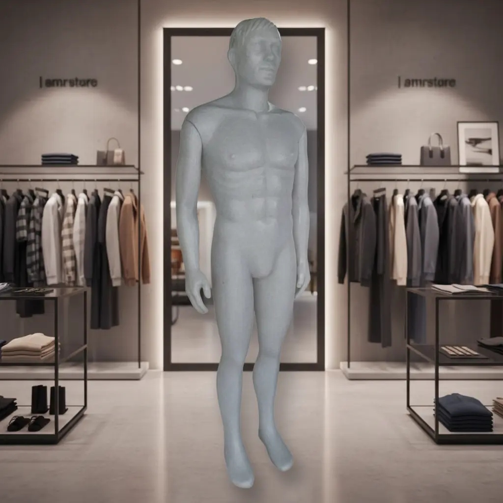 Maniquí cuerpo completo hombre con brazos y cabeza - Image 2