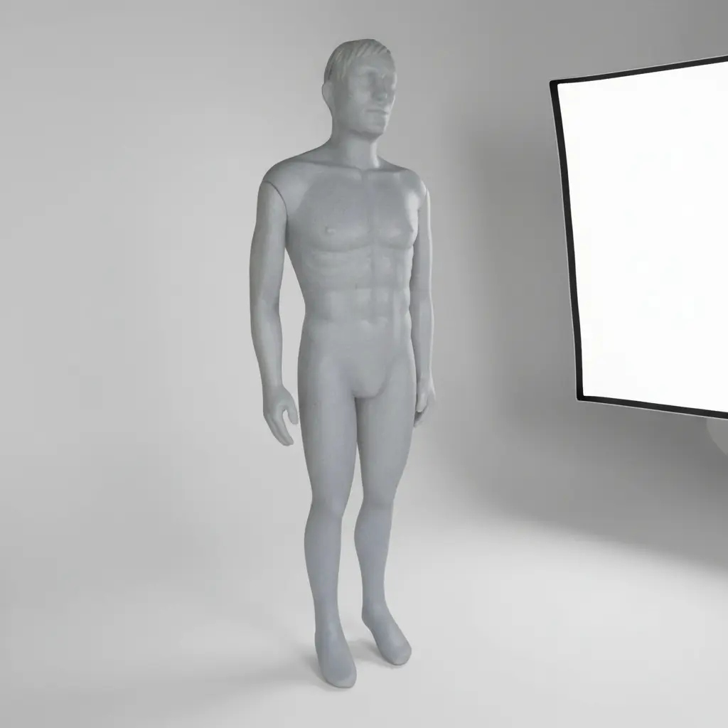 Maniquí cuerpo completo hombre con brazos y cabeza - Image 4