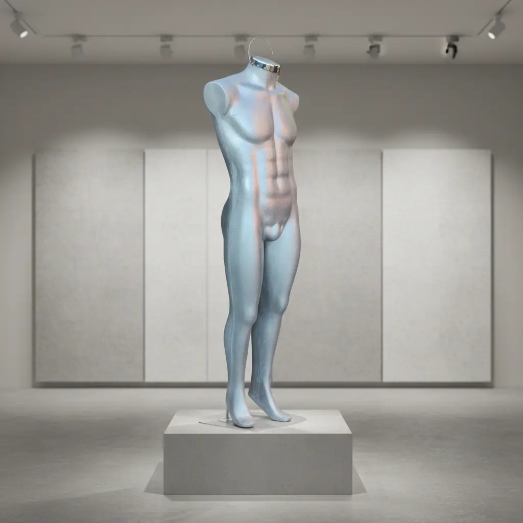 Maniquí Hombre cuerpo semi completo fibra de vidrio - Image 2