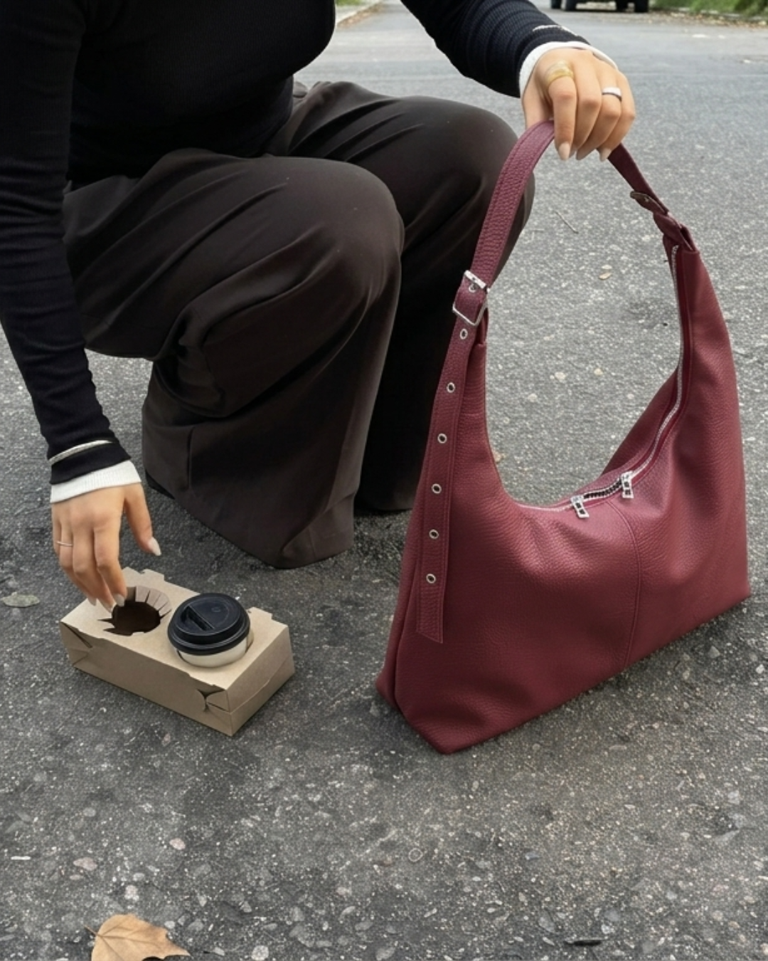 Tote bag BALI (bordo) - Image 1