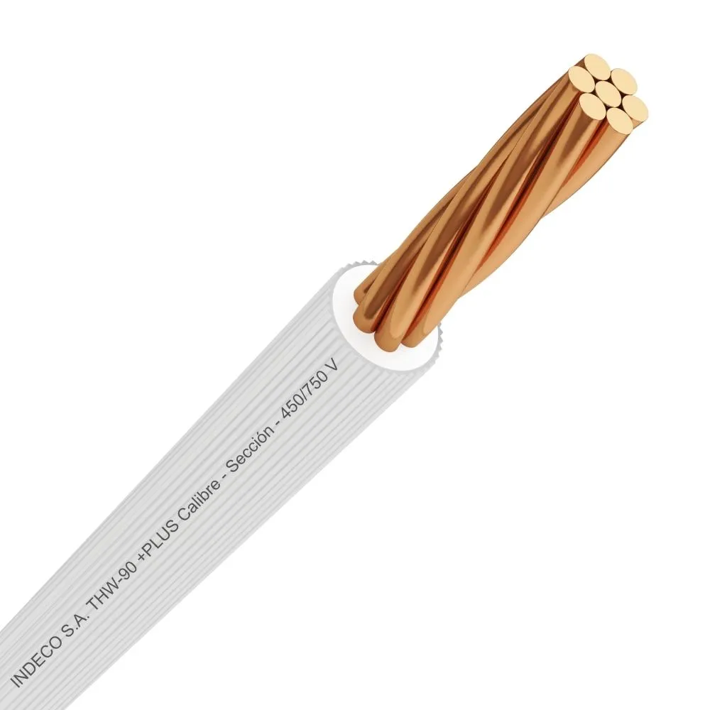 Cable THW-90 +plus 450/750 V 12 AWG 100m Indeco - Image 1