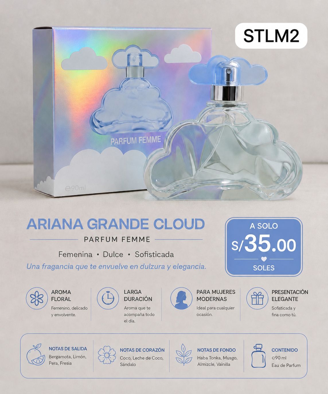 ARIANA GRANDE CLOUD | Perfume Mujer Sotificada - Image 1