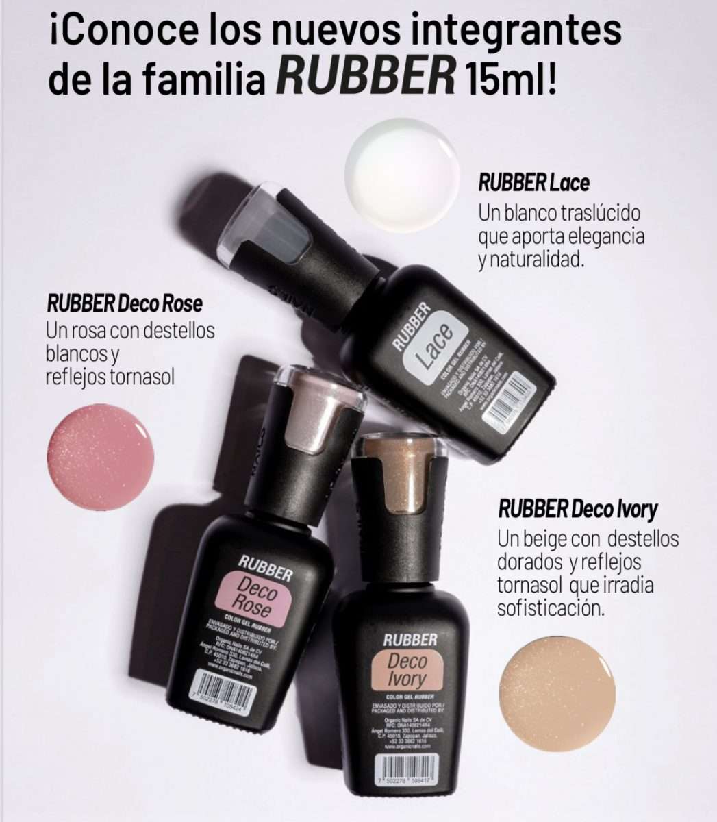 RUBBER ORGANIC NAILS - Image 1