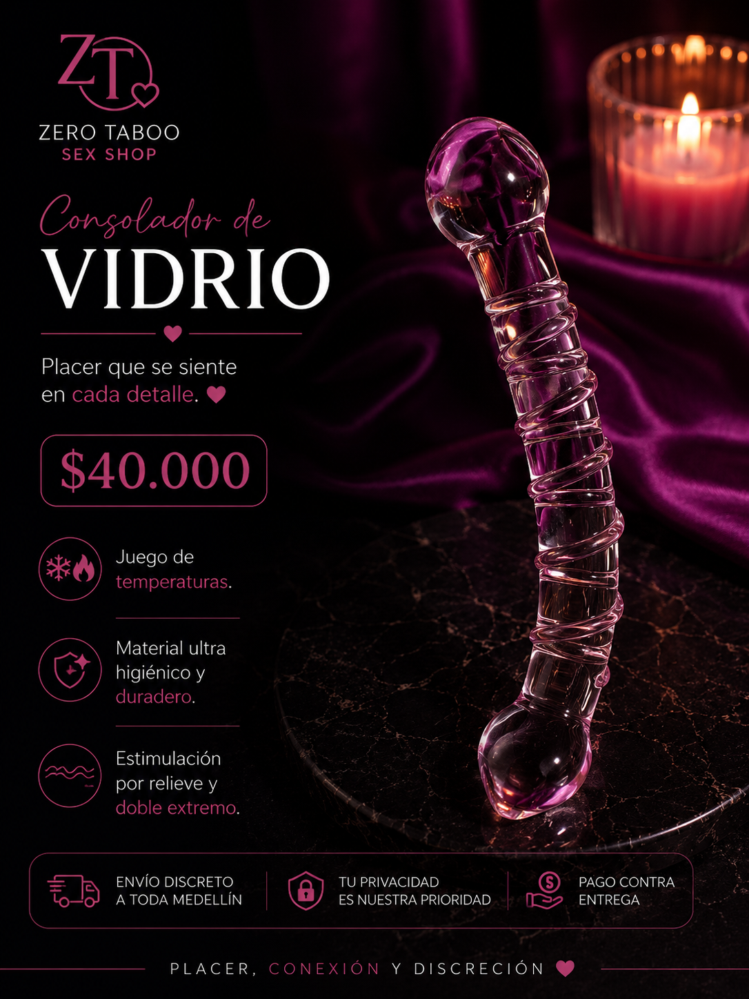 Estimulador de Vidrio Borosilicato - Image 1