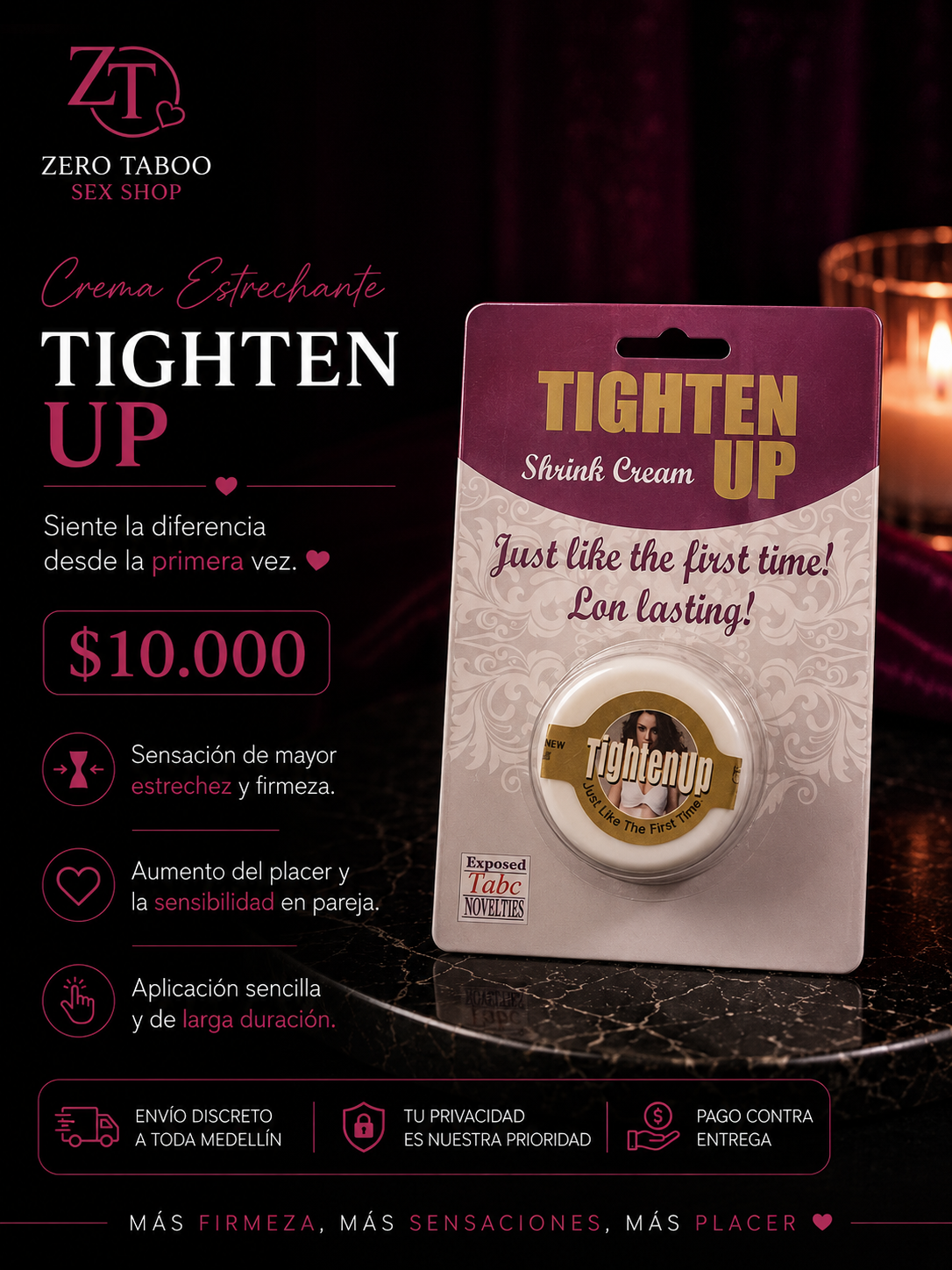 Línea Reafirmante Íntima Tighten Up (Gel o Crema) - Image 1