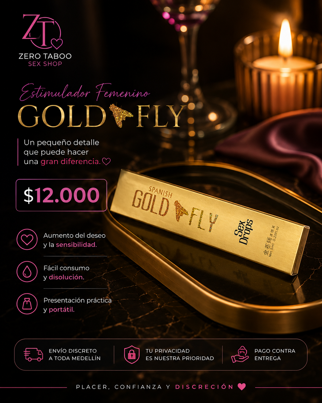 Gold Fly Potenciador Líquido (Sex Drops) - Image 1