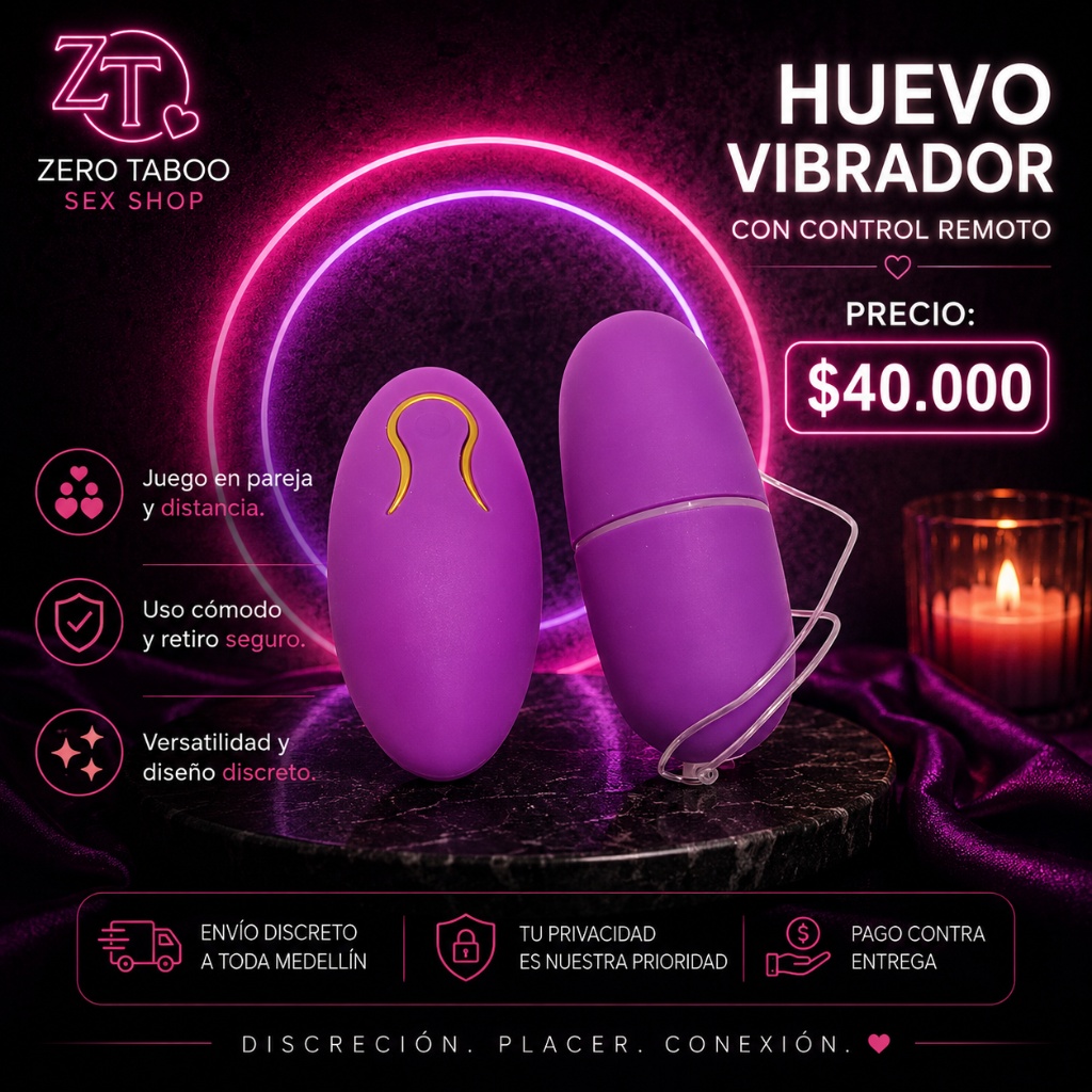 Huevo Vibrador con Control Remoto - Image 2