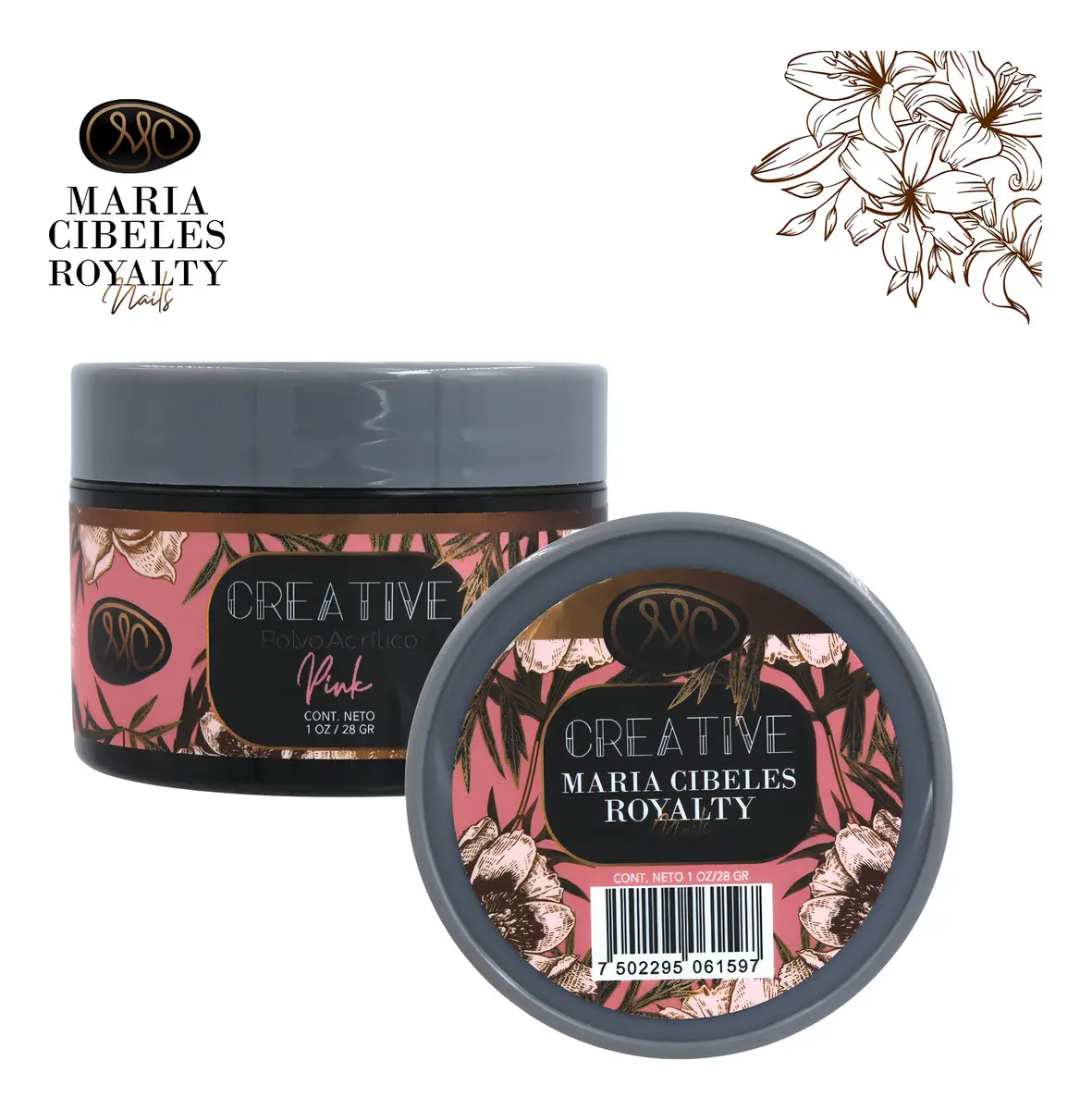 ACRILICO ROSA CREATIVE MARIA CIBELES ROYALTY - Image 1