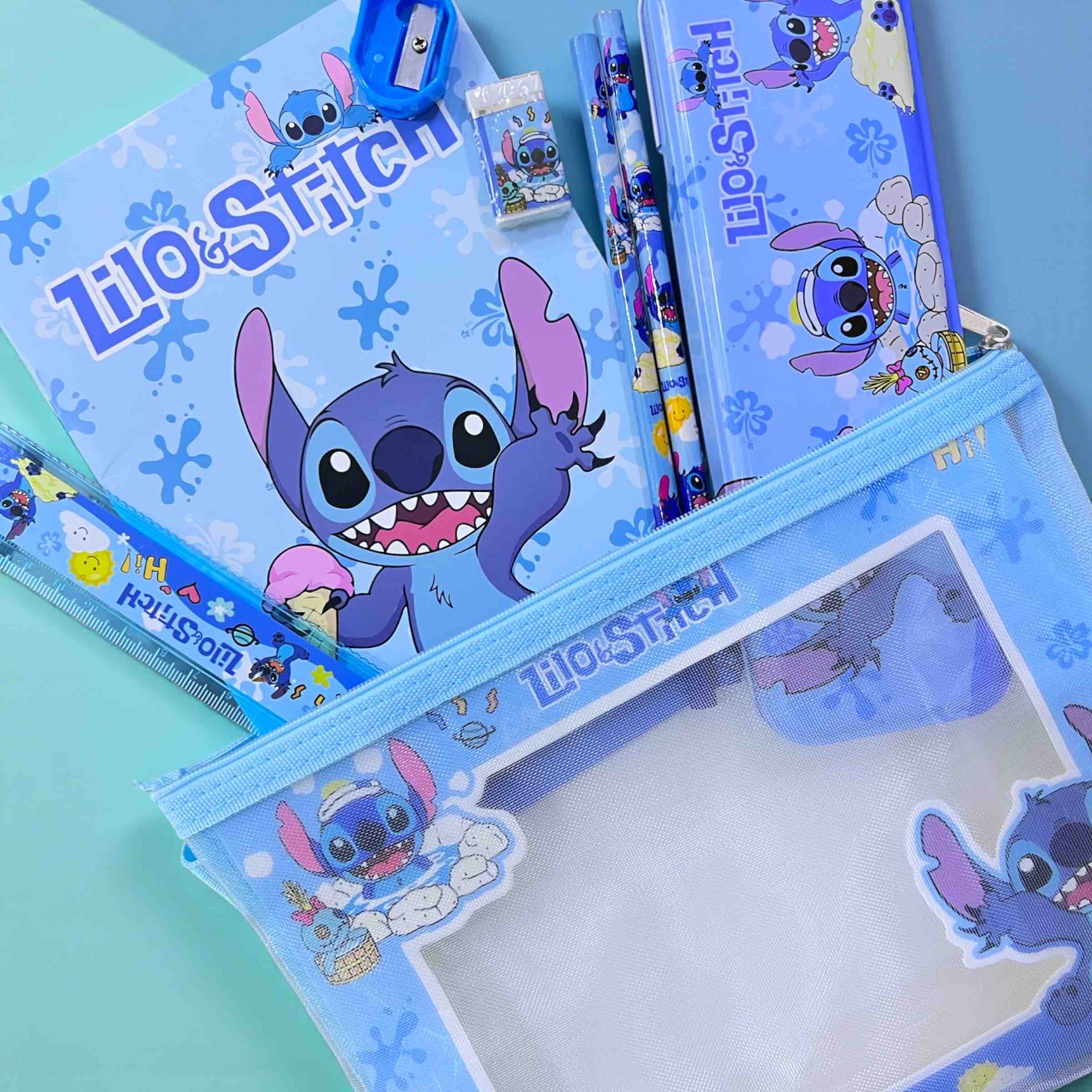 KIT ESCOLAR GRANDE STITCH - Image 1