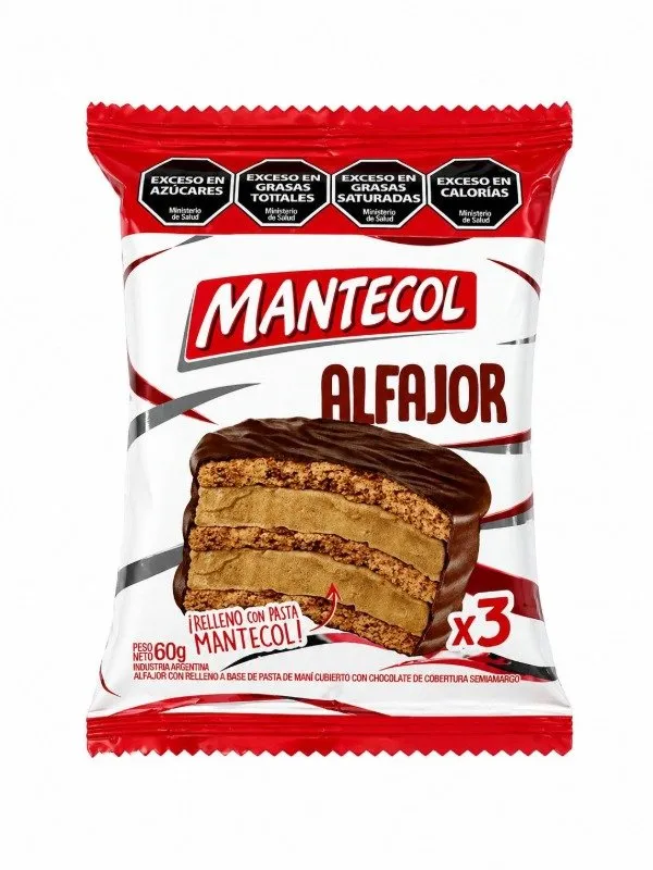 ALFAJOR MANTECOL X3