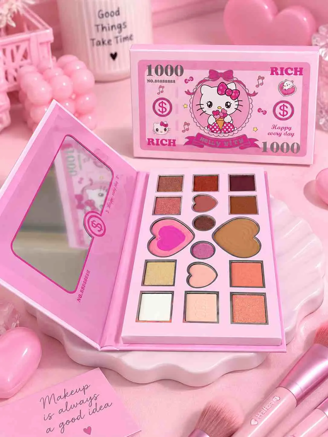 Sombras Hello Kitty tipo dolar