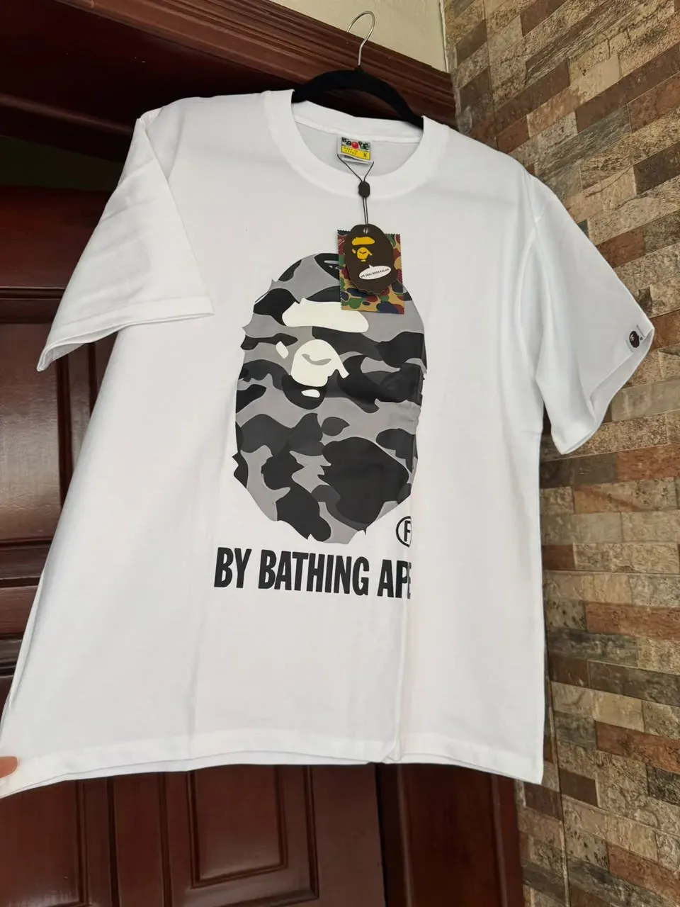 t-shirt bape // camo