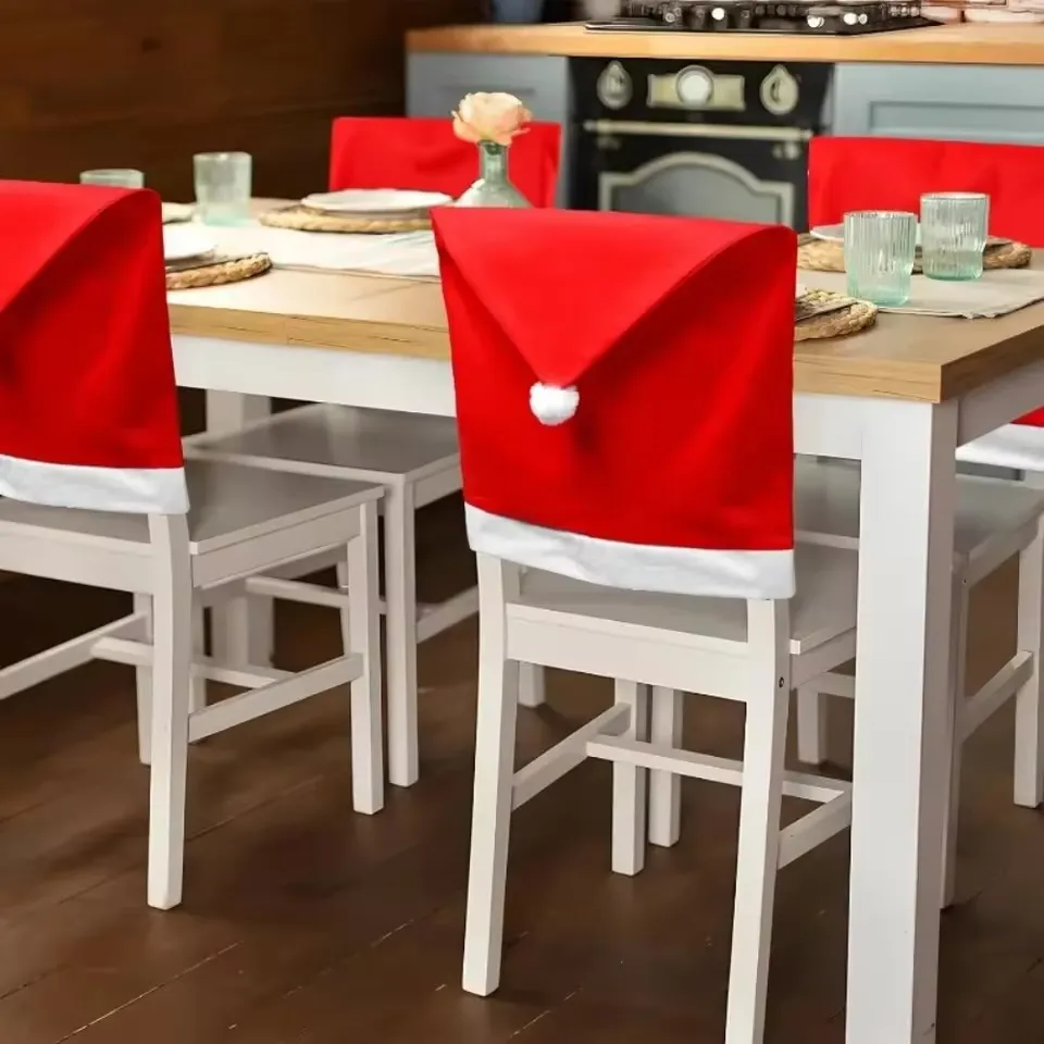 PACK 6 FUNDAS DE NAVIDAD FORRO PARA SILLA
