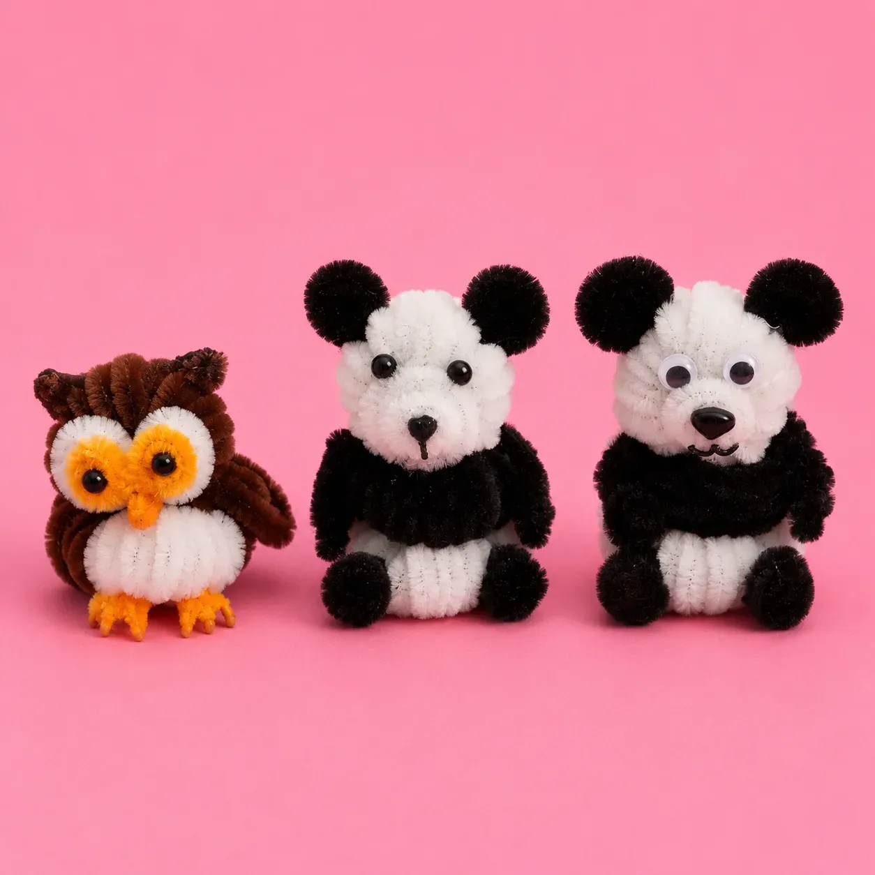 Handmade Mini Animal Decorative Figures - Image 1