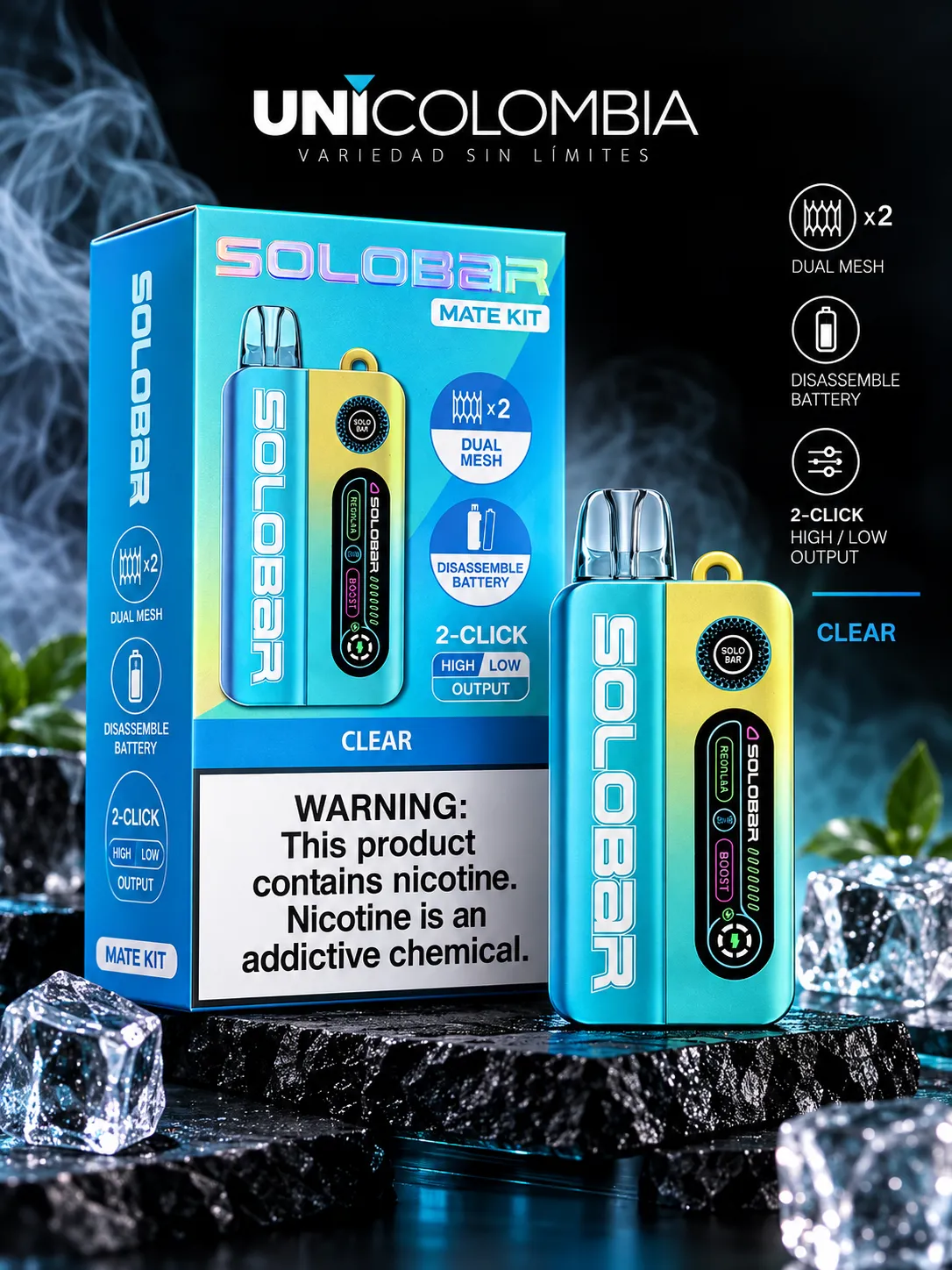 VAPE SOLOBAR MATE KIT 35K Puffs