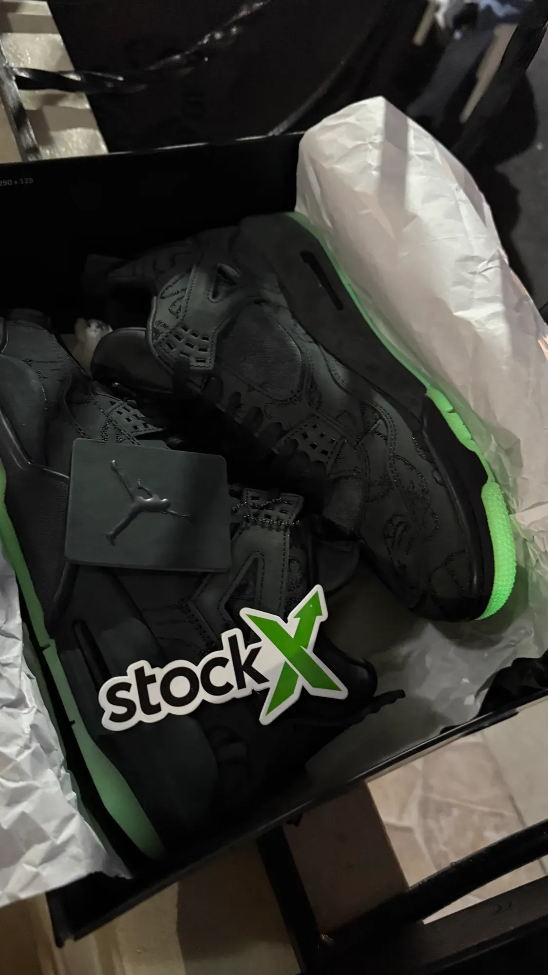 Aj4 Kaw's Negro washed - Image 6
