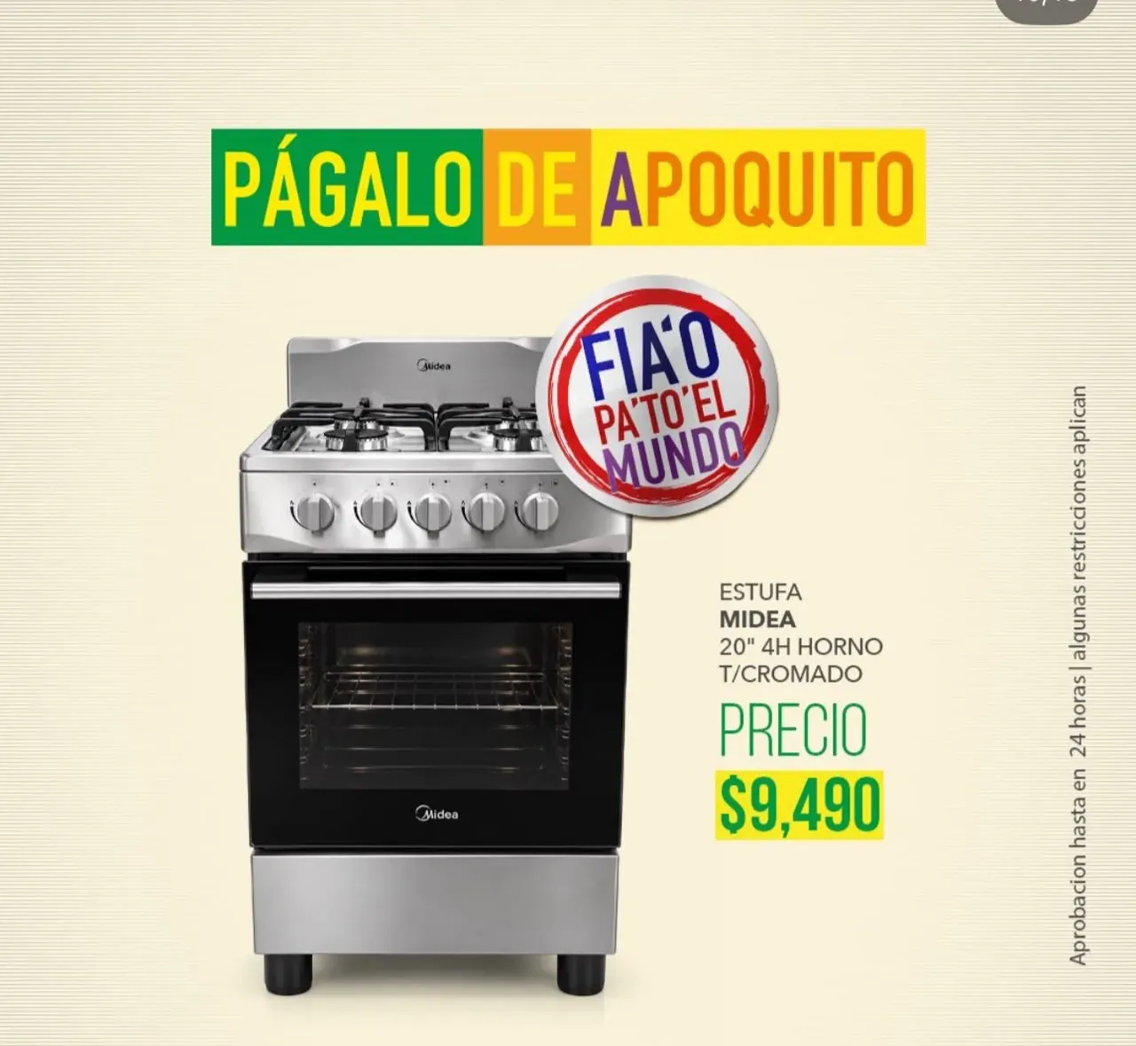 Estufa MIDEA
