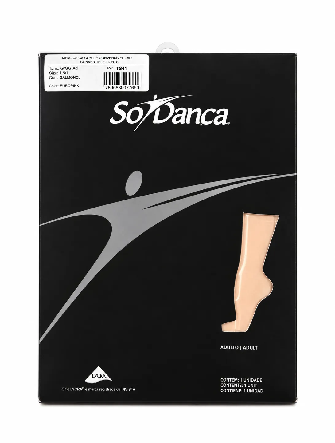 Medias so dança talle L/XL