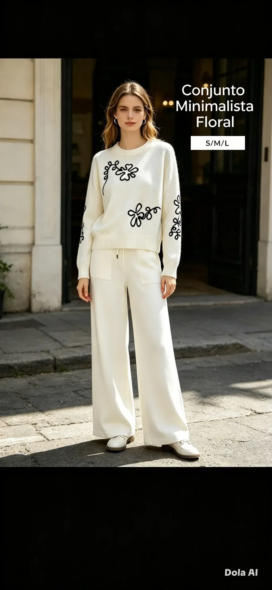 Conjunto Minimalista Floral