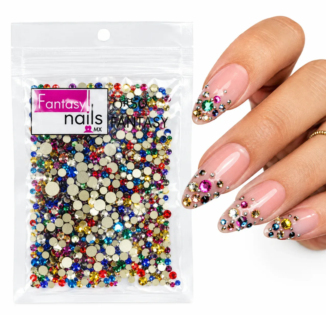 MIX DE CRISTALES FANTASY NAILS
