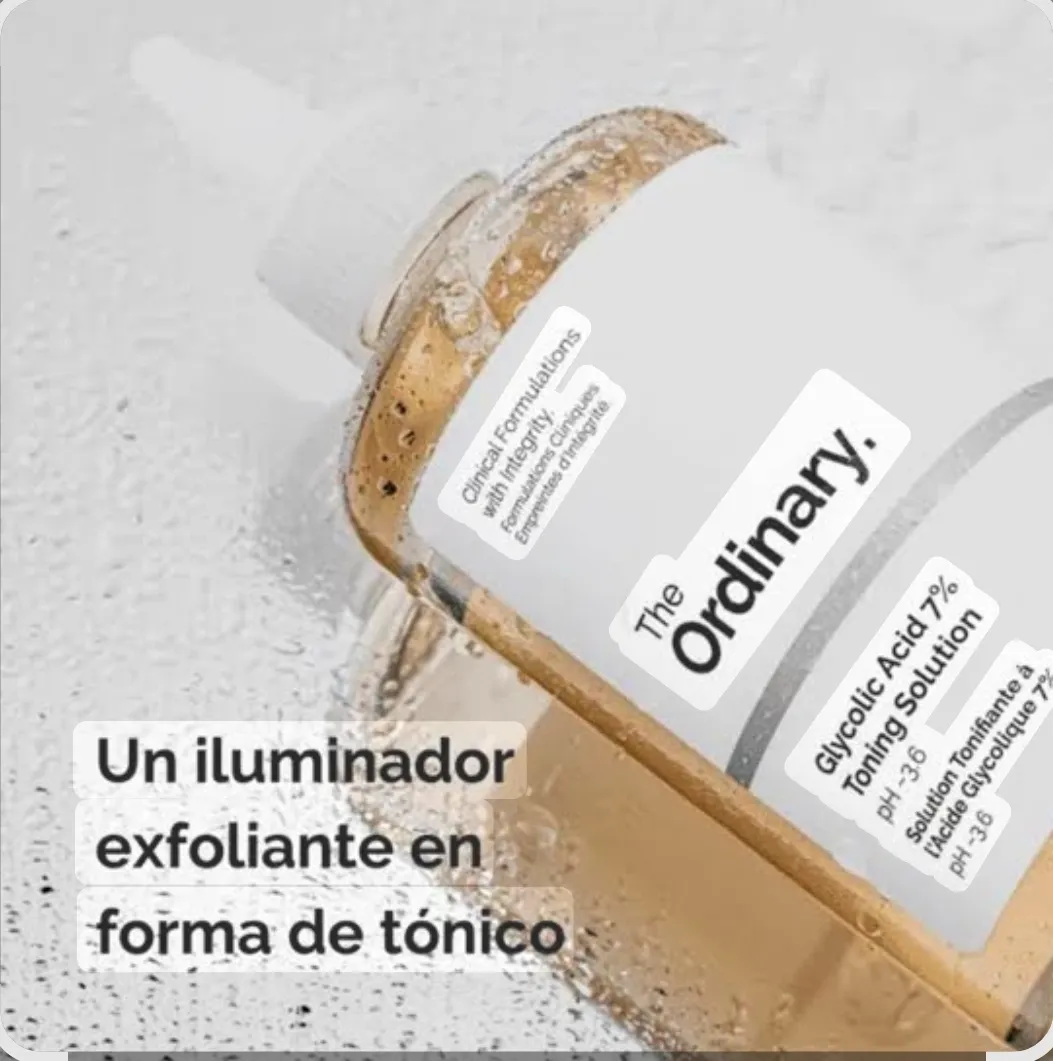 The Ordinary Glycolic Acid 7% Exfoliating Toner - 240ml. - Image 2