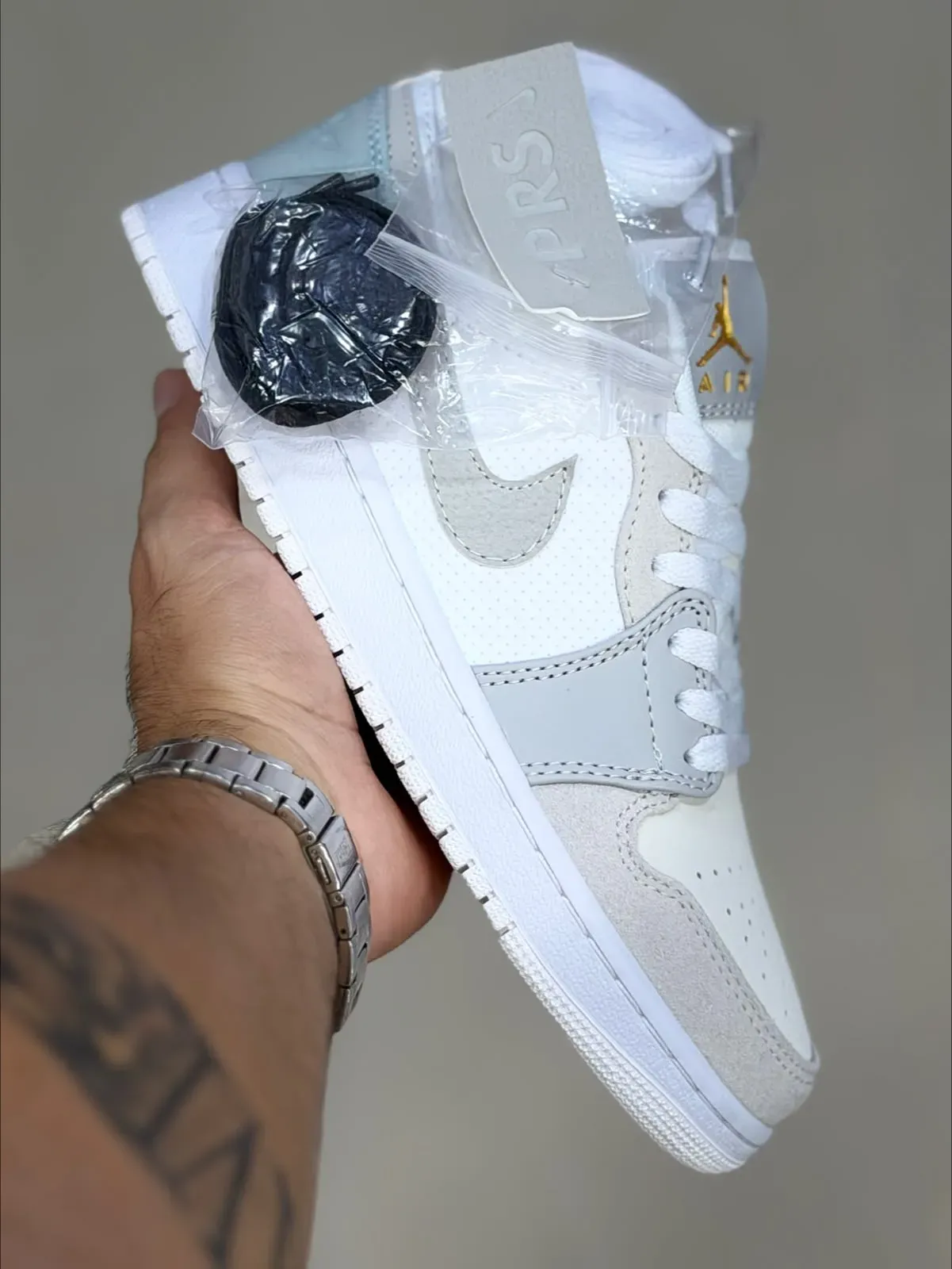 Air Jordan 1 Low White Grey