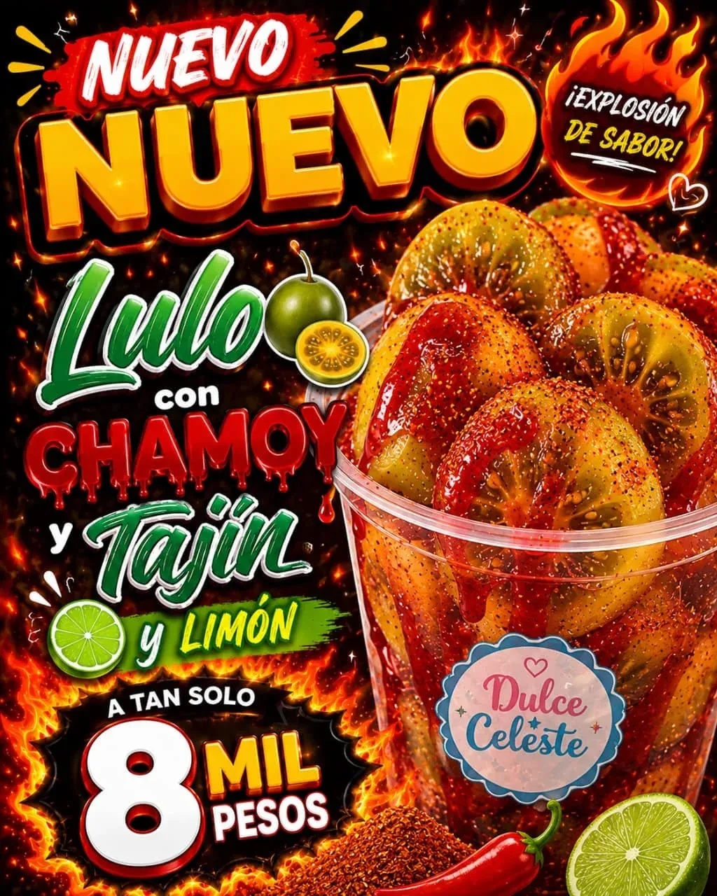 Lulo chamoy y Tajín