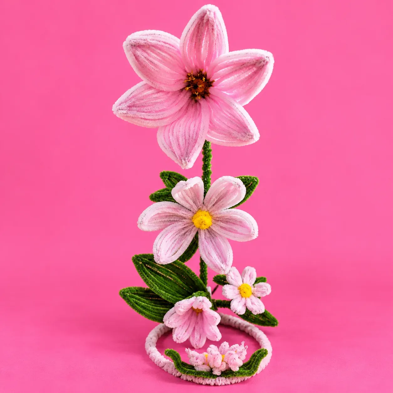 Handmade Pink Floral Arrangement
