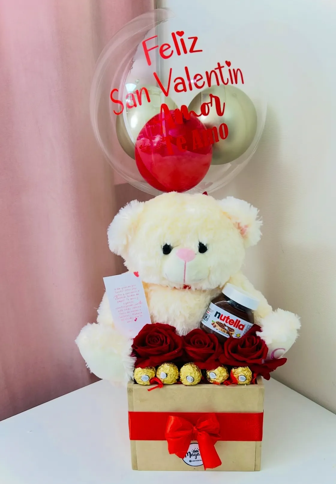 🎁 Arreglo Romántico con Oso y Chocolates - Image 2