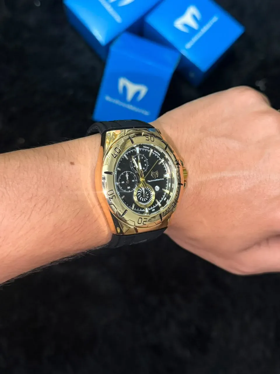 Technomarine Sea gold negro - Image 1