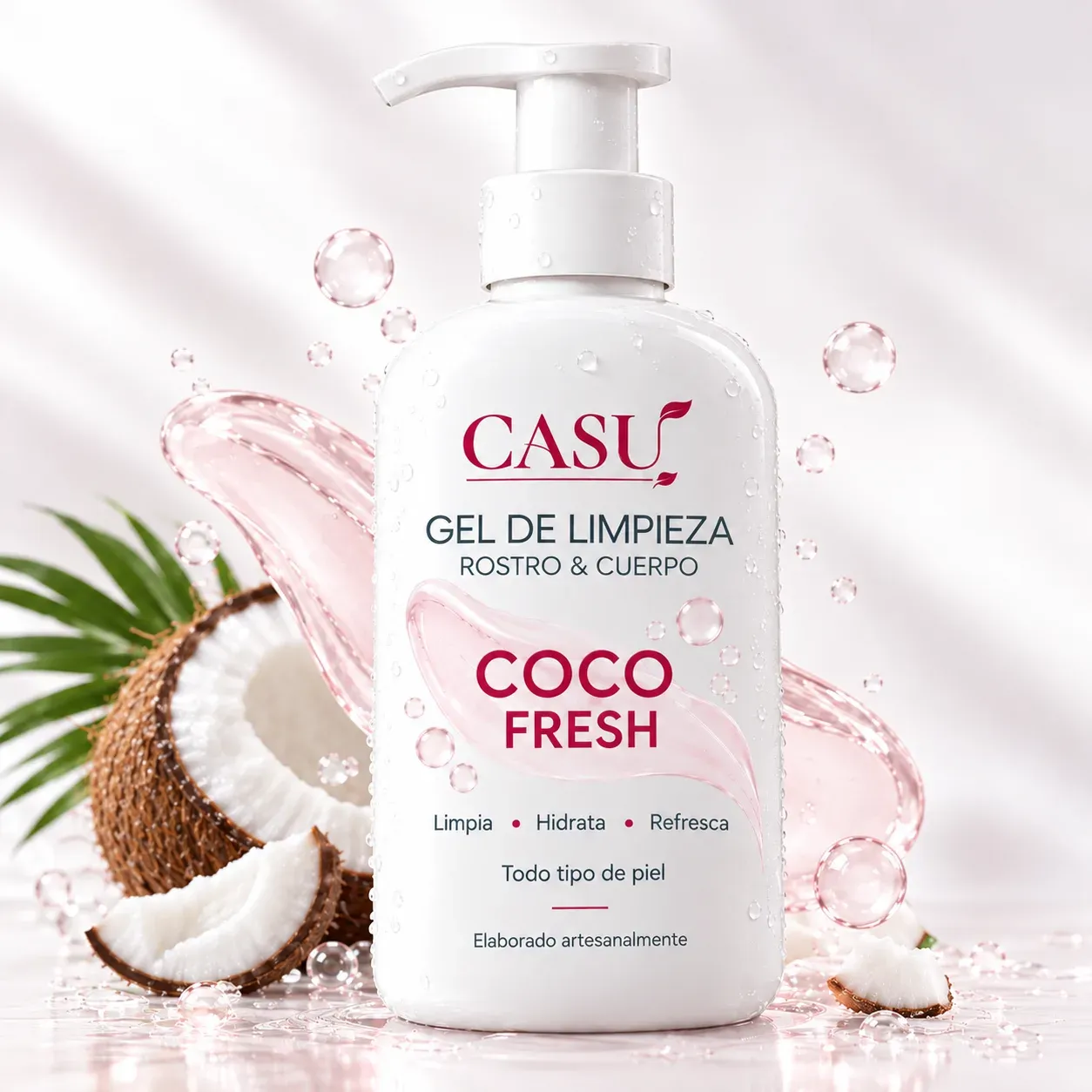 Gel de Limpieza Rostro & Cuerpo Coco Fresh - 100 ml
