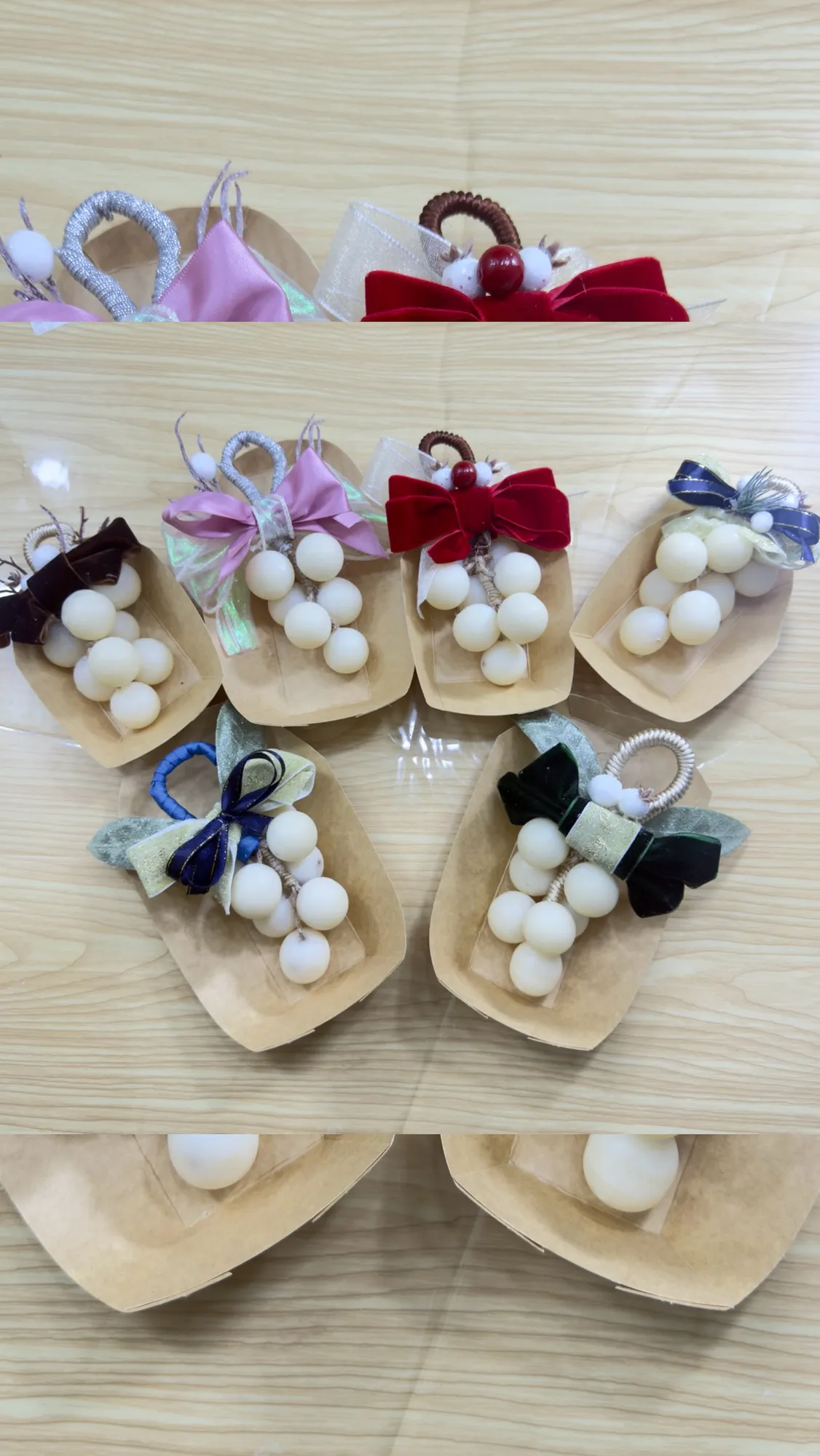 Mini Jabones en Ramilletes Navideños