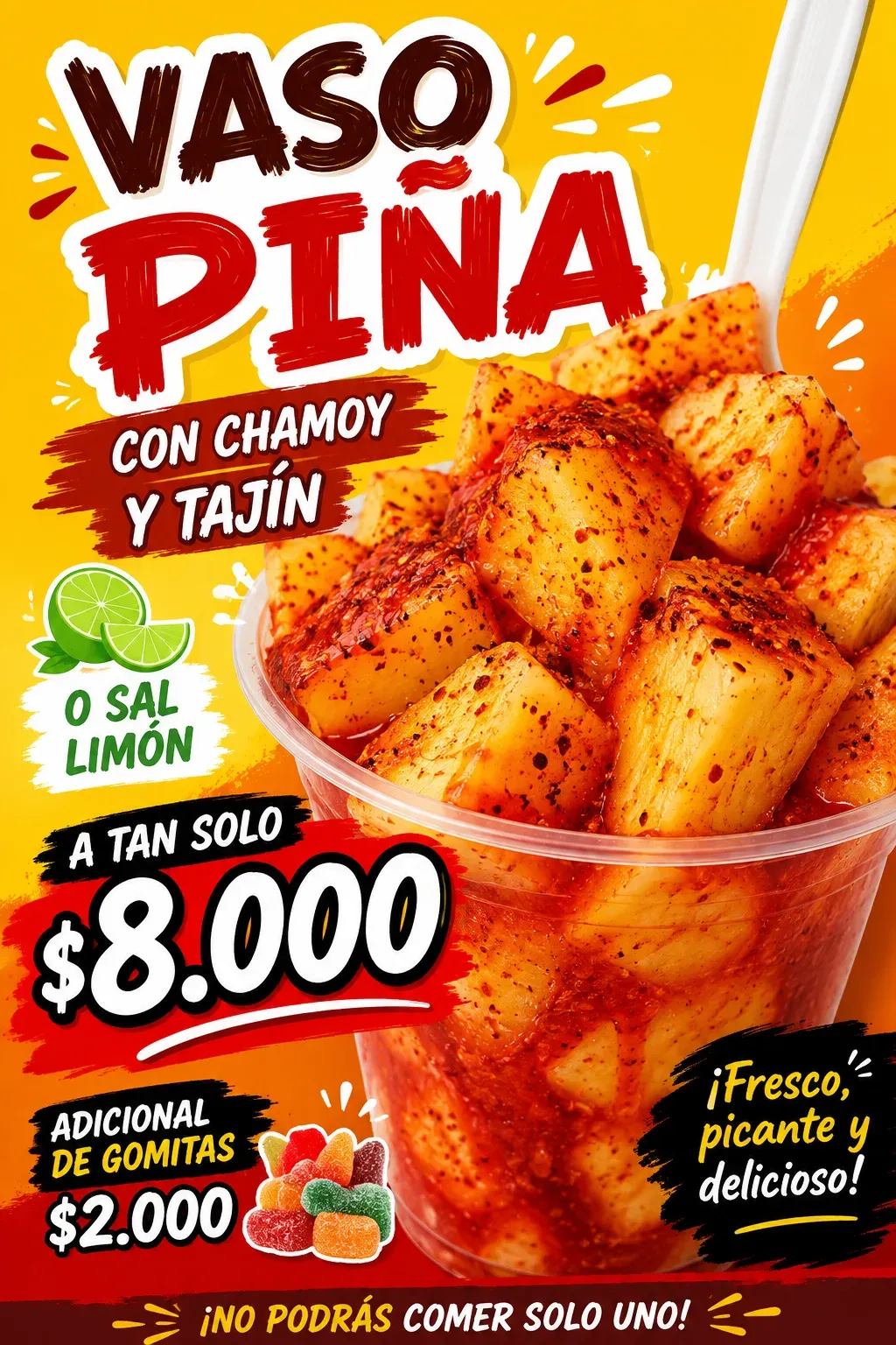 Piña con chamoy