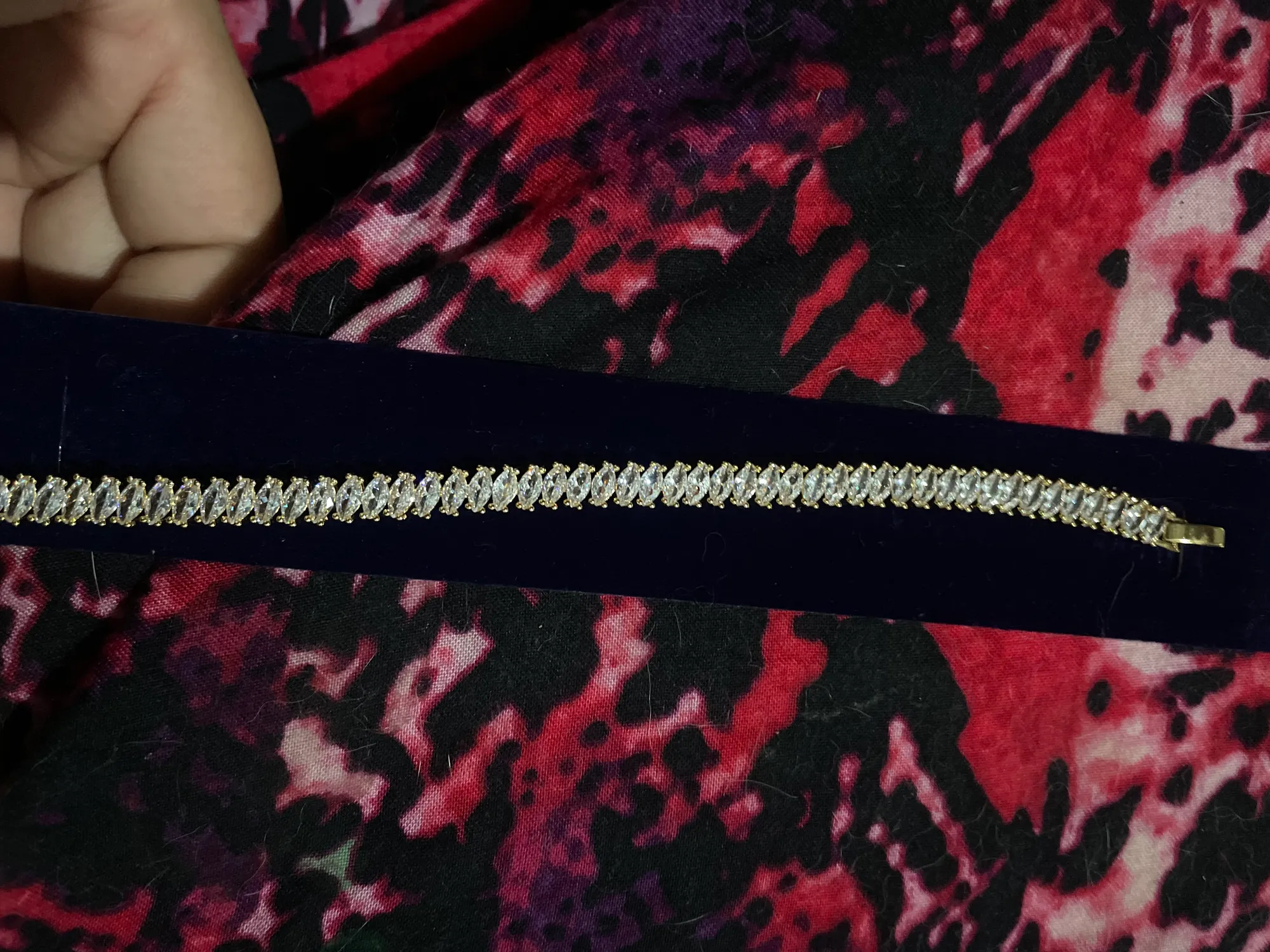 pulsera fina enchapada 