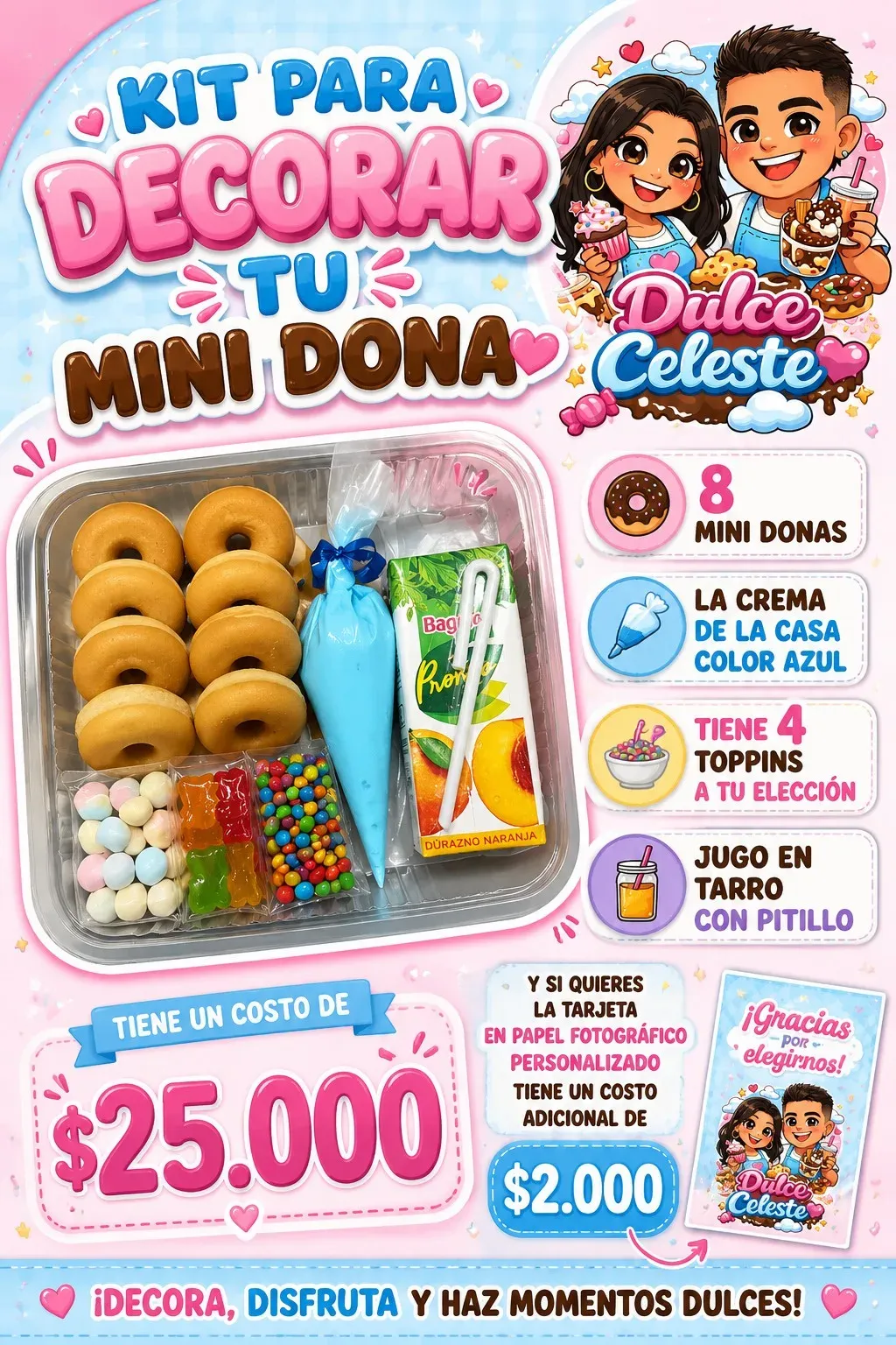 Decora tu mini donas