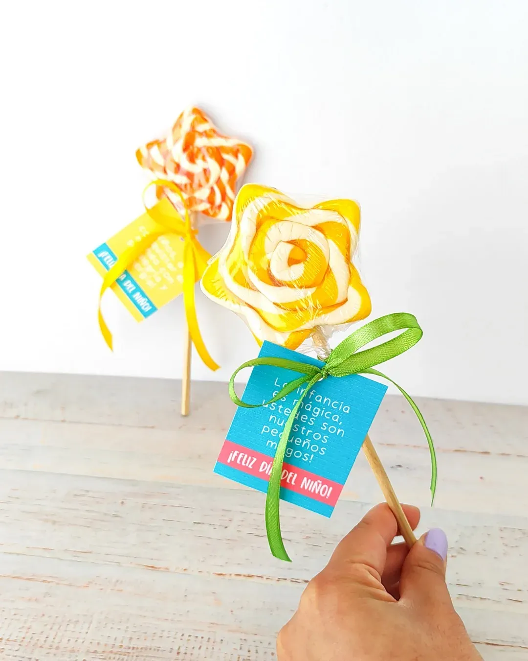 Paleta de estrella - Con etiqueta