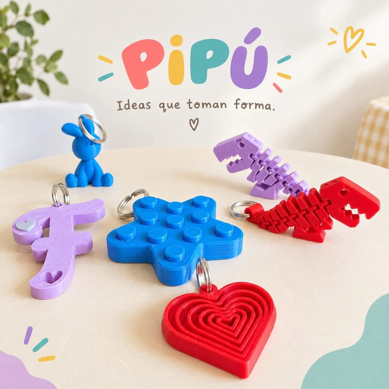 Llaveros Personalizados 3d - Image 1