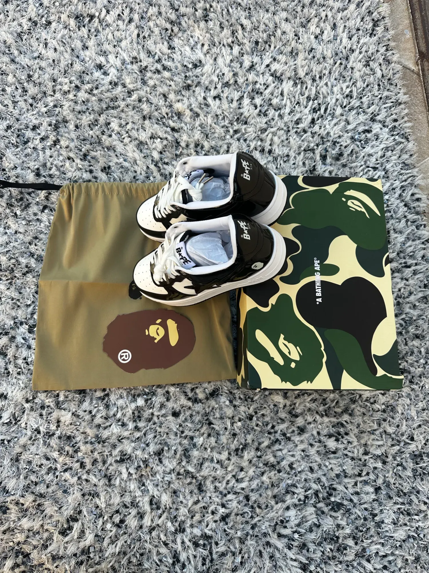 BapeSta Panda White/black - Image 5