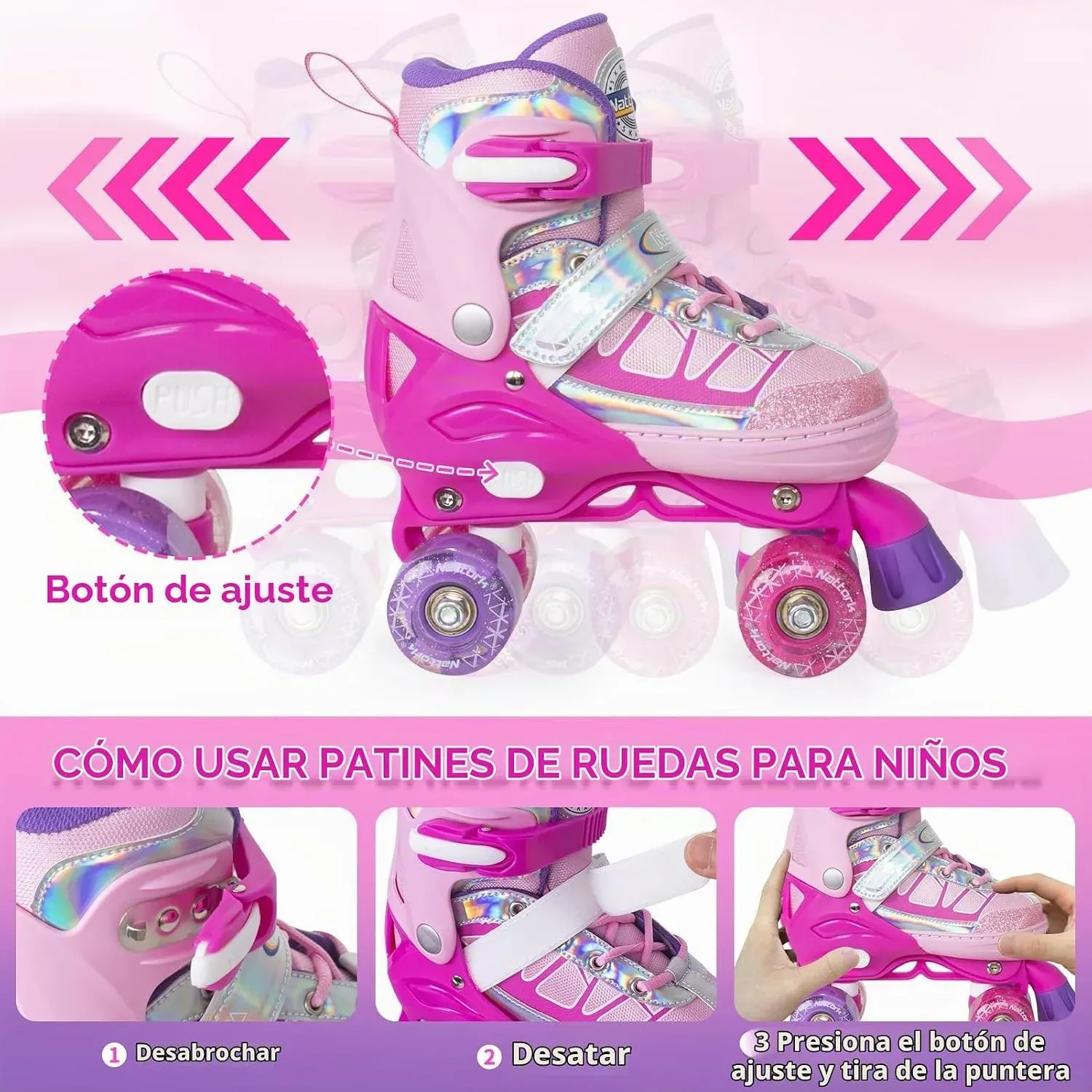 Patines para niñas y adolecentes - Image 4