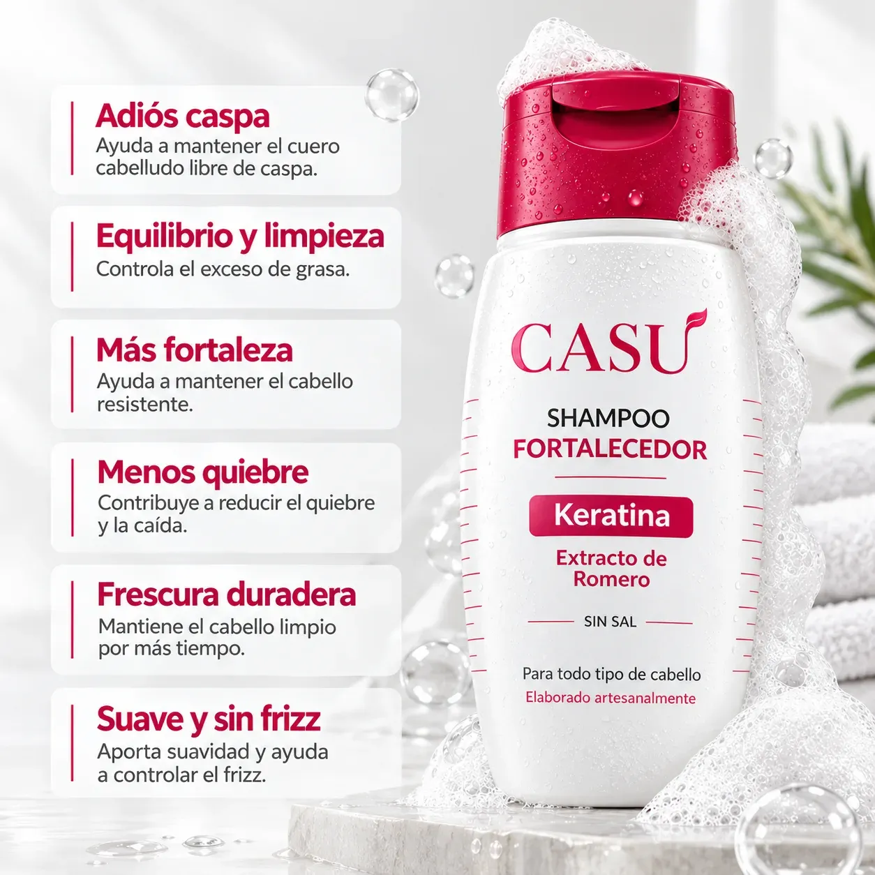 Shampoo Fortalecedor - 250 ml - imagen 2