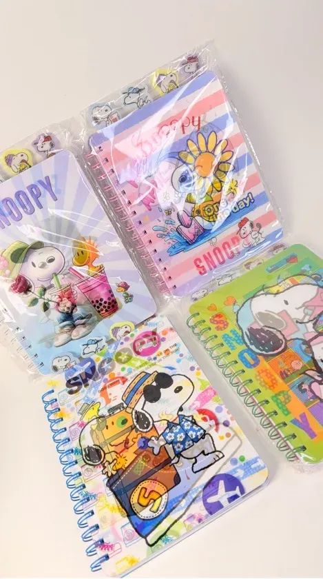 Agenda 5 materias Snoopy