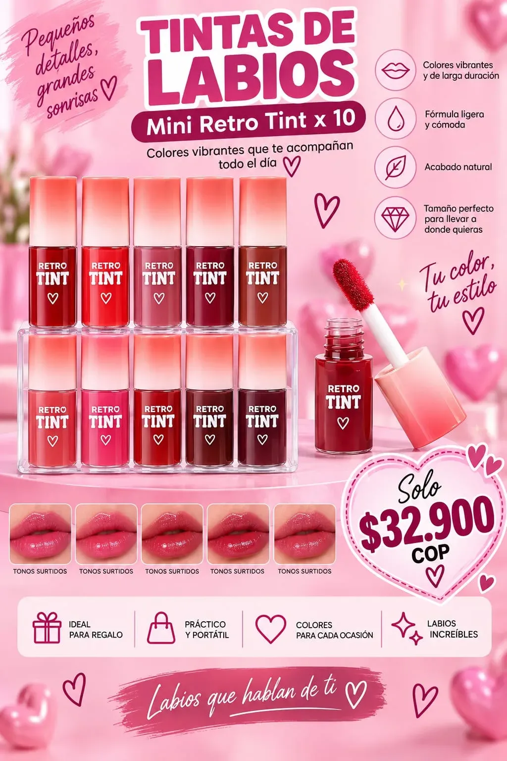 Mini retro TINT X 10 