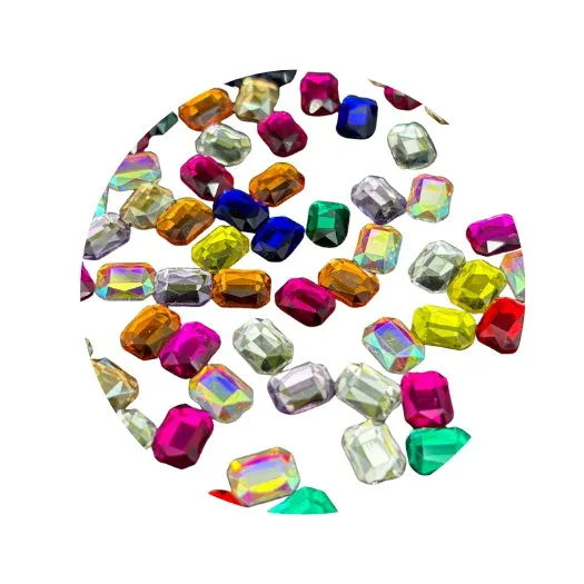 CRISTALES MINI RECTAGULO LUCY NAILS