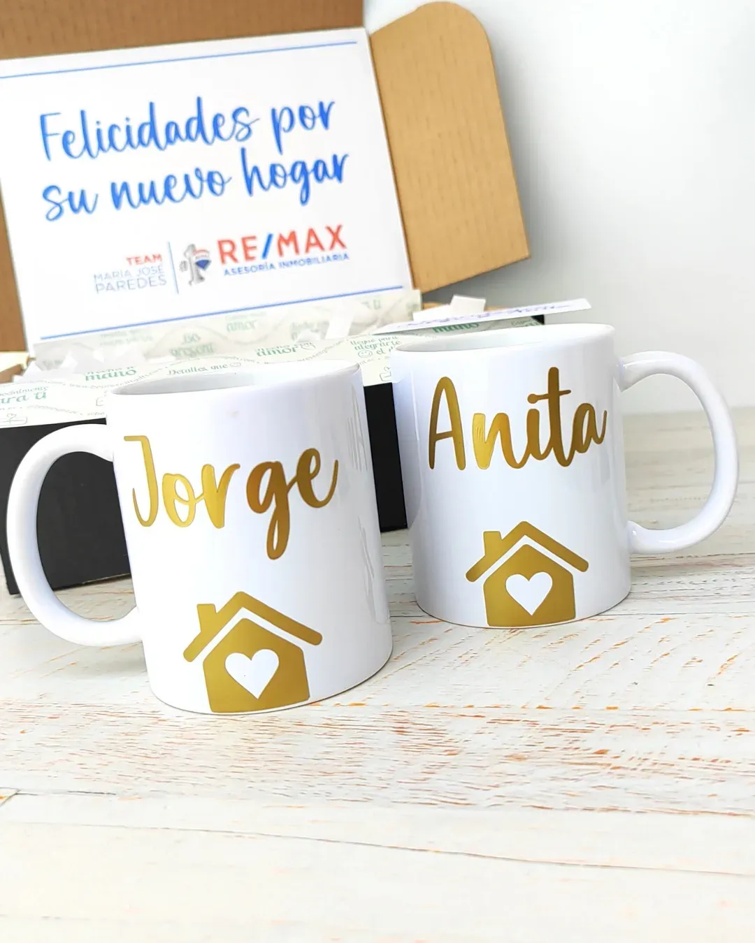 Dos tazas personalizadas - Giftbox - Image 2