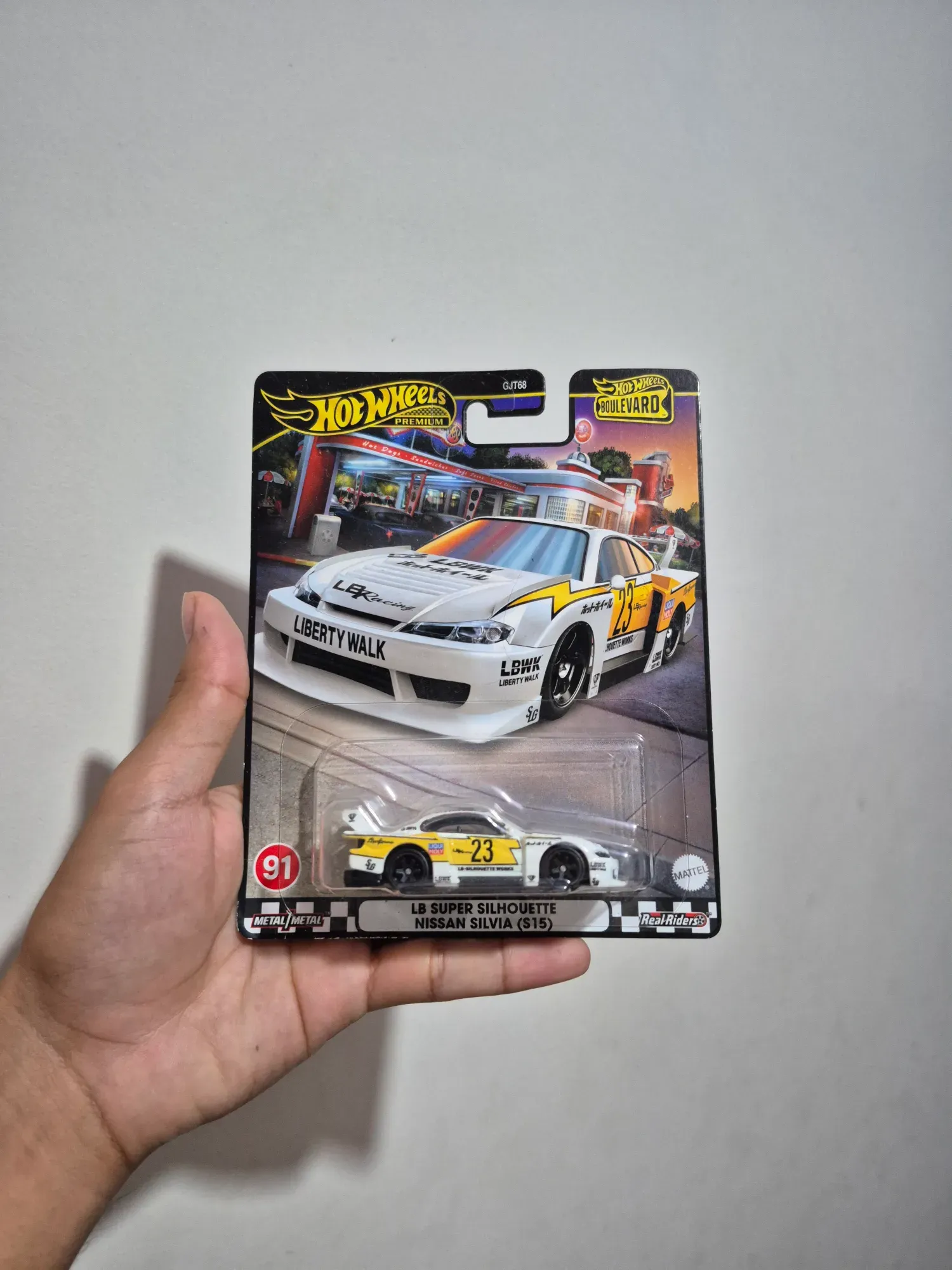 LB super silhouette nissan silvia (s15) [2024 Hot Wheels premium Boulevard Mix 1]