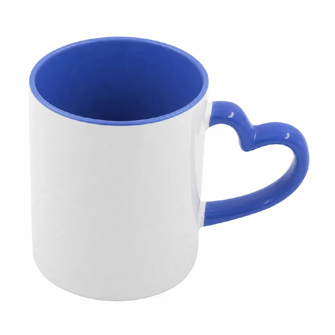 Mug Personalizado 11 oz con Asa de Corazón y Color Interno - imagen 7