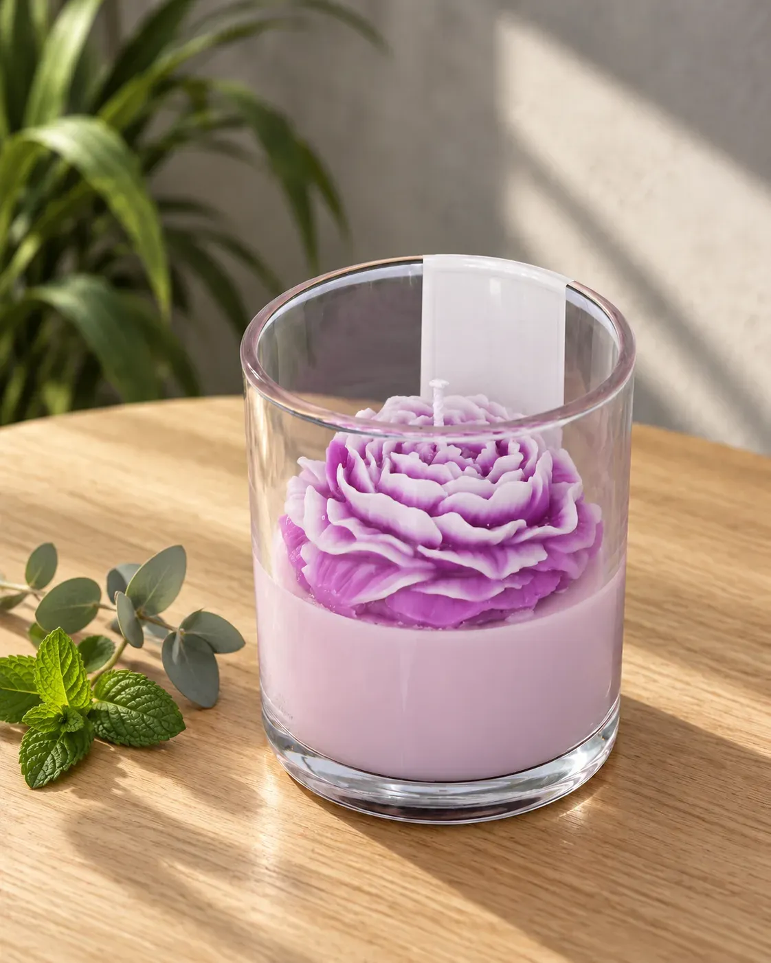 Vela Aromática Decorada - Glacier Spa
