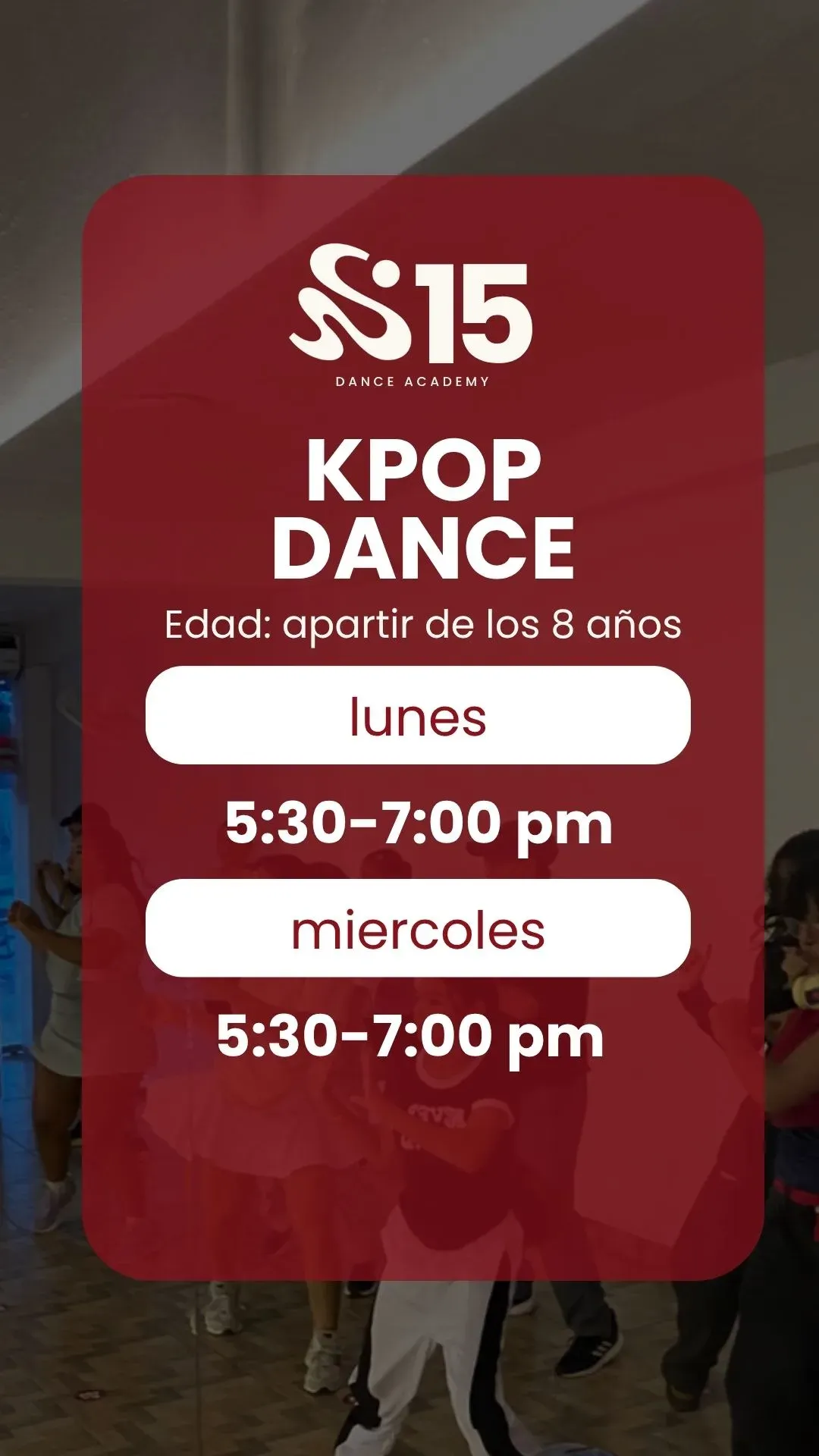 KPOP (8 AÑOS EN ADELANTE)