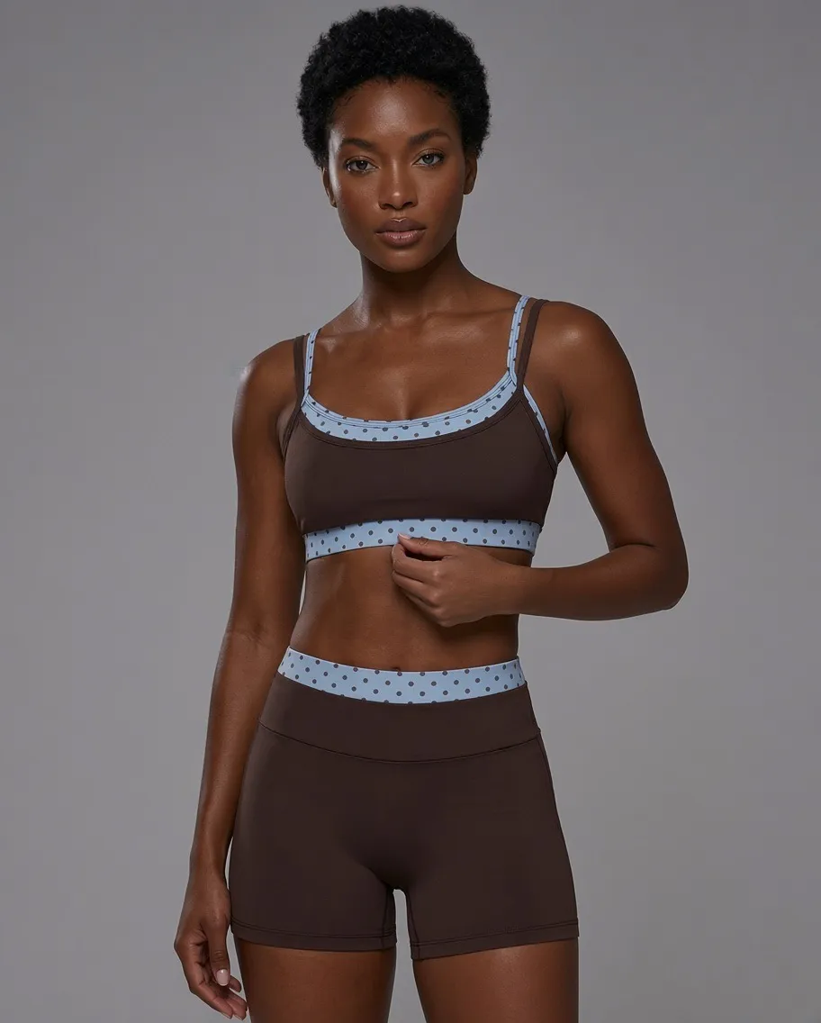 Match set - Cocoa dots 